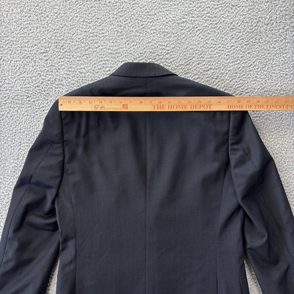 John Varvatos Loft Blazer Mens 38R Dark Gray Blend Blazer Sports Coat Jacket - Picture 16 of 16